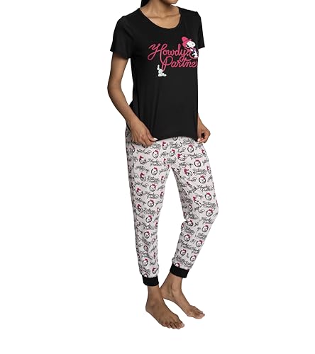 Peanuts Women's Ss Tee and Jogger 2pc Set2