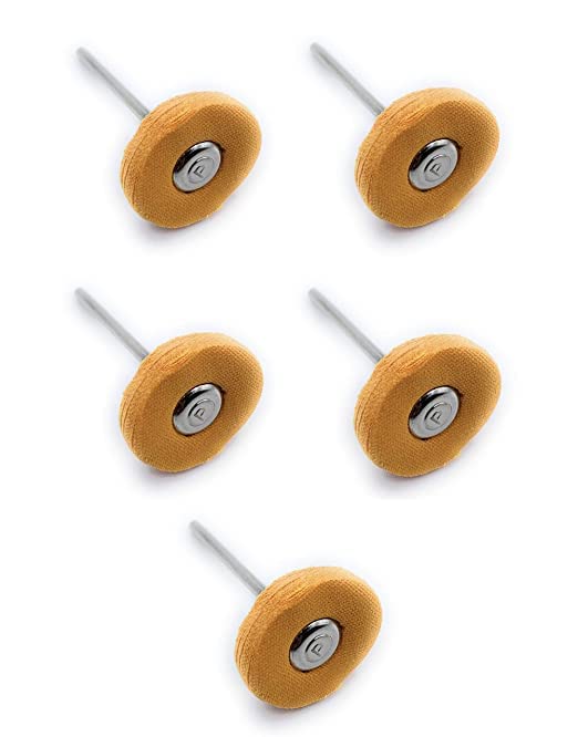 Houf Mounted Muslin Cloth Buff Yellow 10pcs for Polishing/Buffing/Cleaning for Dremel Rotary Tool, Micro Hand Motor, Polishing Motor for Jewellery Making, Watchmaking, Model Making (B0BGCB2Q66) Amazon Price History, Amazon Price Tracker