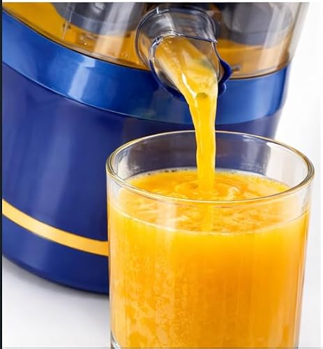 Rechargeable Electric Citrus Juicer - Portable USB Juicer for Oranges, Lemons, Grapefruits (Blue) with Cleaning Brush - Image 7