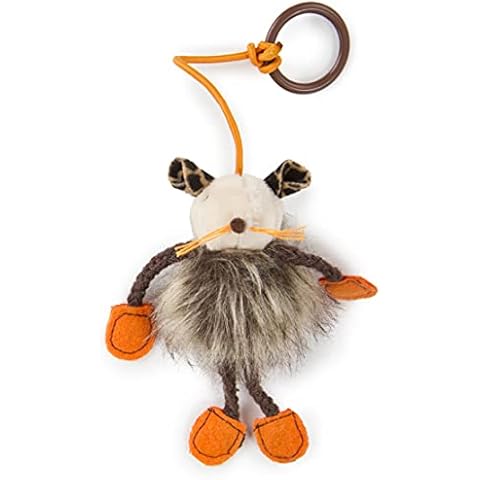 SmartyKat Bouncy Mouse Bungee Dangler Plush Cat Toy - Randomly Selected Color, One Size Cover