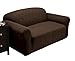 Stretch Sensations Optic Sofa Stretch Slipcover, Chocolate