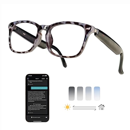 MNVOEQ 164-Language AI Smart Glasses: The Ultimate Bluetooth Audio Eyewear