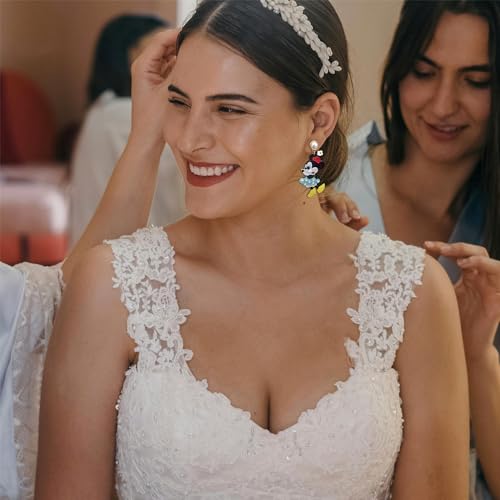 Madison Tyler Cute Earrings for Brides Mouse Dangle Earrings | Delicate Rhinestone Animal Earrings for Women | Daily Wear Holiday Birthday Gifts4