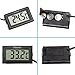 immagine 2Thlevel 4PCS LCD Digitale Termometro con Sonda Esterna Impermeabile per Frigorifero, Congelatore, Acquario (4X Nero)