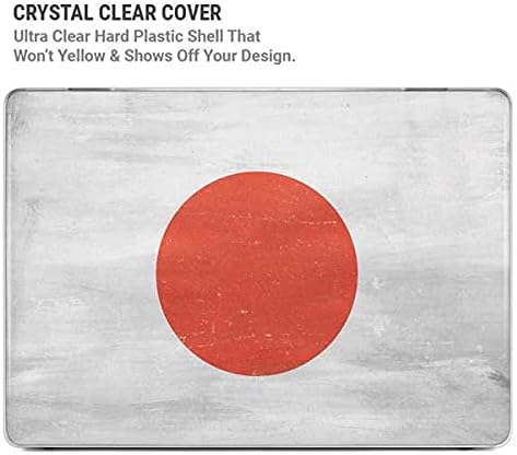 Skinit Case + Skin Compatible with MacBook Air 13in M1 (2021) Originally Designed Japanese Flag Distressed Design