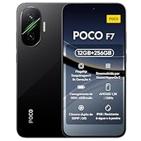 Xiaomi POCO F7 - Smartphone da 12 + 256 GB, fotocamera Sony da 50 MP con OIS, schermo AMOLED da 6,83" 1,5 K a 120 Hz, Snapdragon 8s Gen 4, Hypercharge 90 W, caricatore non incluso, Nero
