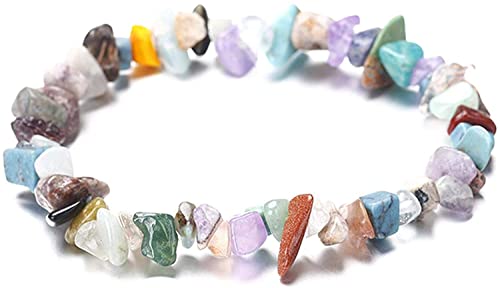 Natural Stone chakra bracelets for Women Yoga bracelet crystal Natural Stone Stretch bracelets for Women Men Fashion processing