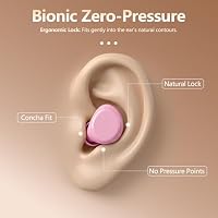 Ohrstöpsel Zum Schlafen, 36dB Noise Cancelling, Gehörschutz Earplugs Rosa – Ansicht 4
