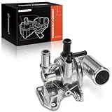 A-Premium Thermostat Housing Assembly Compatible with Jeep Liberty 2005-2006 L4 2.8L