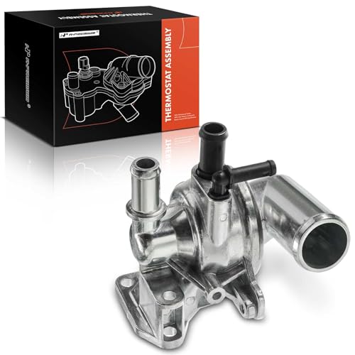 A-Premium Thermostat Housing Assembly Compatible with Jeep Liberty 2005-2006 L4 2.8L