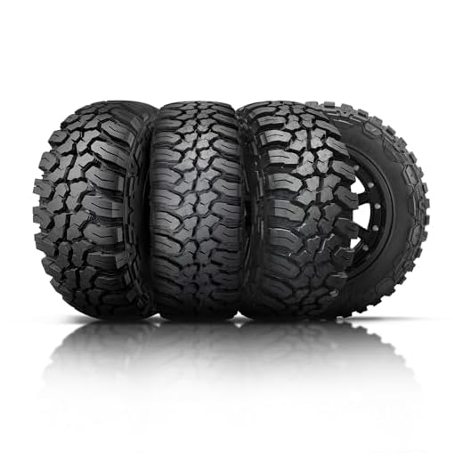 Set of 4 (FOUR) Finalist Terreno M/T LT275/65R20 10 Ply 126Q Load Range E SUV Light Truck Mud Terrain Tire 275/65/20 MT- Includes Road Hazard Warranty (Tire Only)