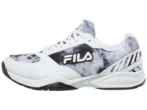 Fila Womens Volley Zone Pickleball Pickleball Sneakers Shoes - Black, White - Size 7.5 M2