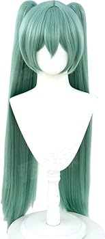 Amazon.co.jp: コスプレウィッグ ミク モニタリング 耐熱 文化祭 小物