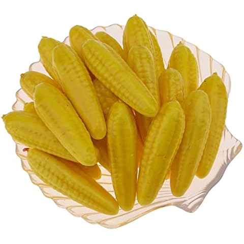 Woration 30pcs Artificial Mini Foam Corn Decoration Cover