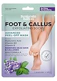Benjamin Button Luxury Foot Peel Mask - 1x Pair | Removes Hard Dead Skin, Calluses & Cracked Heels| Shea Butter, Lavender & Mint | Exfoliating Treatment, Smooth Feet | Foot Spa, Moisturising Socks