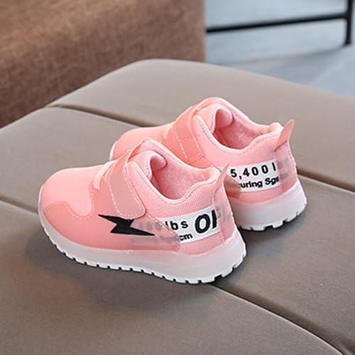 IWIHMIV Girls Tennis Shoes Baby Walking Shoes Boys LED Lights Lightweight Breathable Athletic Running Sneakers3