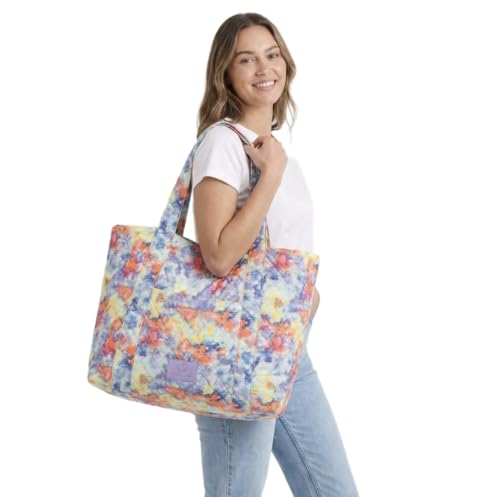 Ivory Ella Jumbo Tote Rainbow Cloud Tie Dye miniatura 1