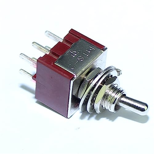 Interrupteur à bascule ON ON DPDT métallique durable 6 broches M6X0.75