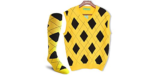 Signature Series Sweater Vest - Yellow/Black2