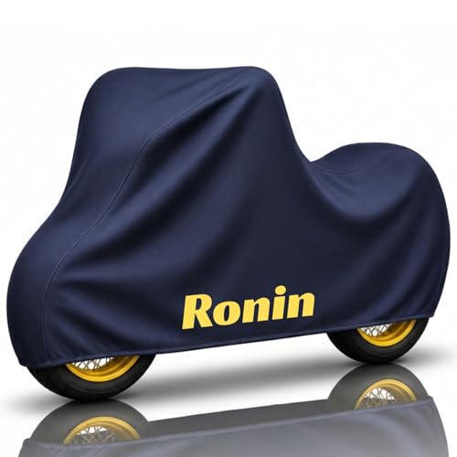 Image of Puroma-Pro Heavy Duty Waterproof Bike Cover Compatible for Ronin Bikes - Outdoor Motorcycle Cover Windproof Buckle, UV Protection & Dust Resistant Full Body Cover