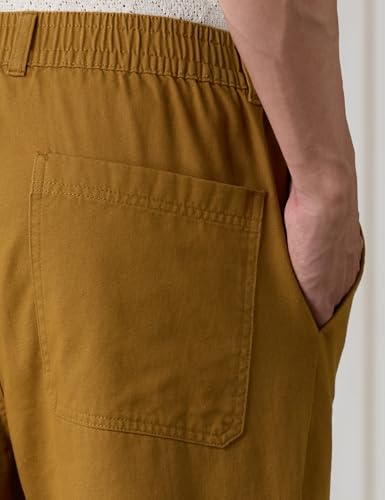 Image of Amazon Brand - Symbol Men Relaxed Casual Trouser (Fully Elasticated Waistband | 100% Cotton | Pants)