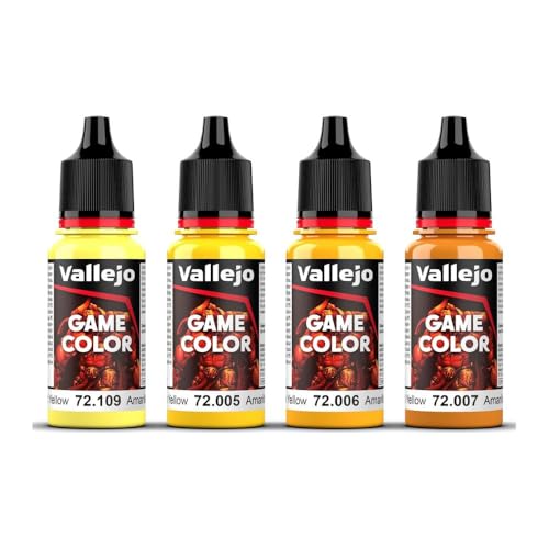 Vallejo Yellow Color Set, 4pc