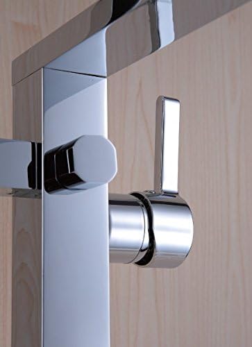 Close-up of the single lever handle on the Bernstein Design 1521 faucet, used for controlling water flow and temperature.