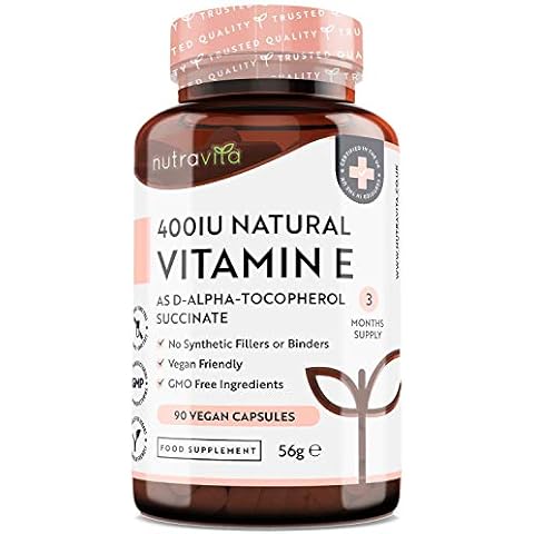 Nutravita 400IU Natural Vitamin E Capsules Cover