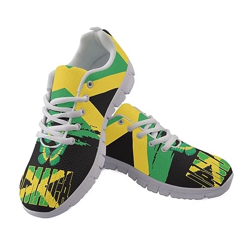 Image of Jeiento American Flag Shoes Men's Fashion Sneaker Sports Running Shoes Causal Travel Walking Flat Shoe Breathable