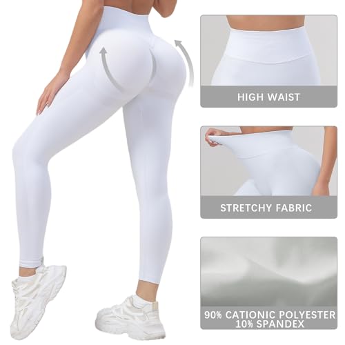 Workout Leggings Seamless Butt Lifting Women's Leggings Tummy Control High Waist Stretchy Yoga Pants for Gym Running2