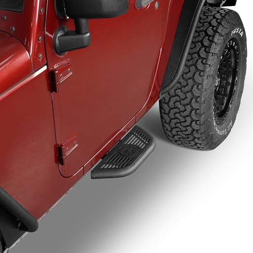 Estribos laterales 2 puertas para Jeep Wrangler JK miniatura 5