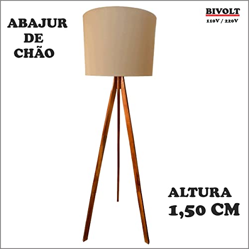 Abajur De Chão Luminaria De Piso, Abajur De Piso Para Leitura