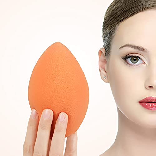 XL EXTRA LARGE Make Up Beauty Sponges Blender-Product contains: 1x Small(8cm) 1xExtra Large(11cm) and 2 Sponge Holder-for Face and Body , Blush Cream, Liquid Foundation and Powder Application
