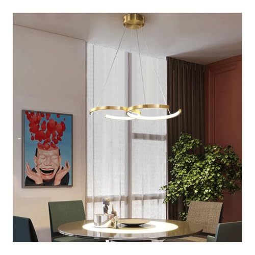 Lustre LED moderne à intensité variable pour éclairer votre salon - 5