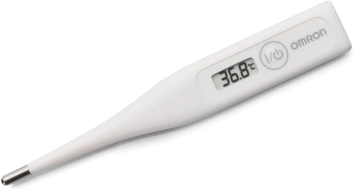 Eco Temp Basic Thermometer – Digital Thermometer for Baby and Adults with rounded tip for more Comfort, Accurate Celsius/Fahrenheit readings