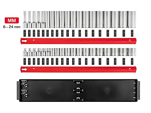 Image of TEKTON 3 /8 Inch Drive 6-Point Socket Set, 38-Piece | SHD91211
