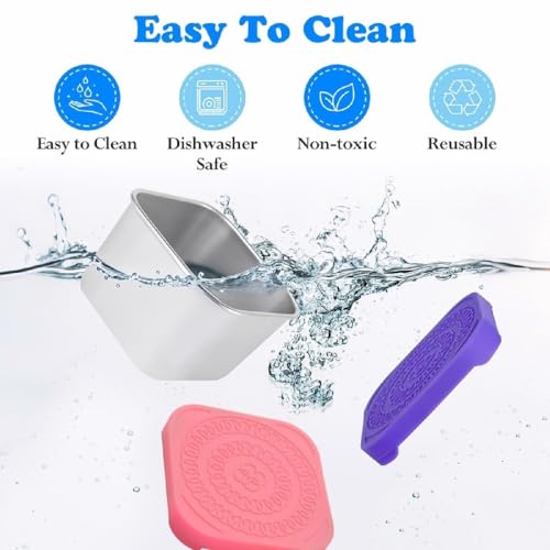 Image of 304 Stainless Steel Small Food Storage Container with Silicone Lid (180ml) | Leakproof, Portable, Stackable Sauce & Snack Box | Reusable, Dishwasher Safe, Airtight Lunch Box (6)