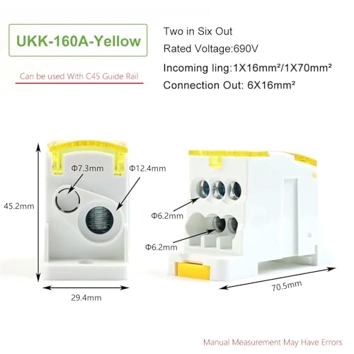 Bloc de distribution UKK 80A une entrée plusieurs sorties - 2
