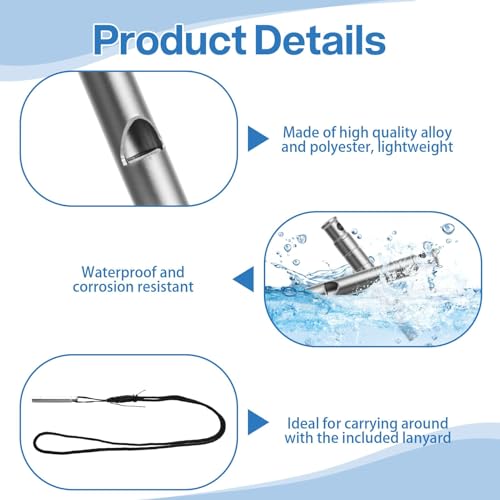 Close-up of Titanium Whistle Design