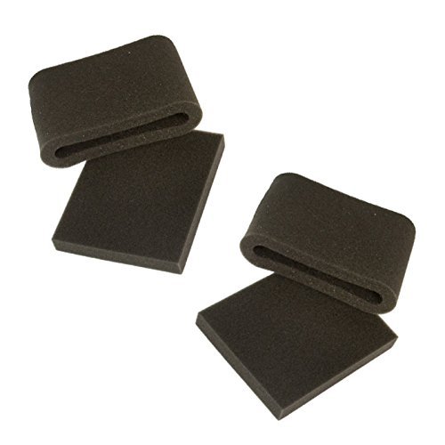 HQRP 2-Pack Filter Set Compatible with Bissell Lift-Off Revolution Pet 3760, 37602, 37603, 37604, 37605, 3760H, 3750, 4220, 6595, 6850, 6860 Upright Vacuums, Replacement for 3093