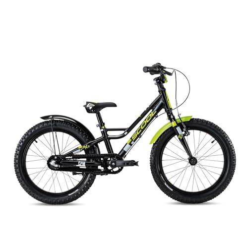 S'COOL faXe Kinderfahrrad | 18 Zoll Fahrrad für Kinder ab 5 Jahren |...
