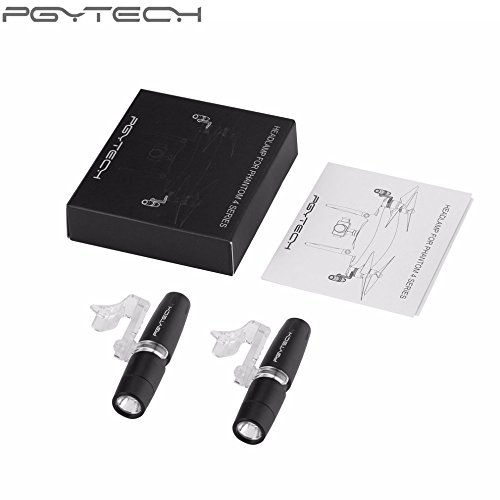 PGYTECH 360 Degree Night Led Headlamp Light For DJI PHANTOM 4/4 PRO+Drone Accessories Night Flight Searching Light
