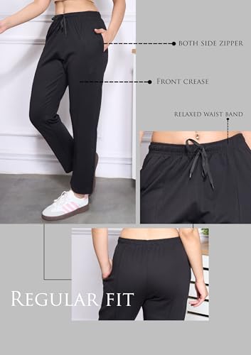 Image of CUPID Woman Plus Size Easy Cotton Track Pants, Comfortable Lower, Trouser, Joggers, Lounge Wear, Night n Daily Wear, Pajama, Travel Pant