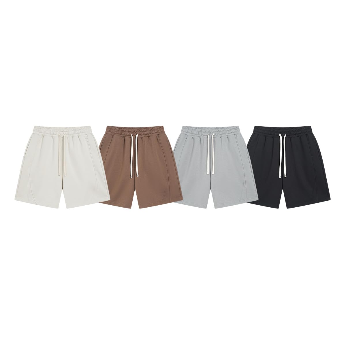 Pantaloncini Short Uomo Pantaloncini da Uomo alla Moda Pantaloni A Pentagramma da Uomo Pantaloni da Uomo Streety Loose