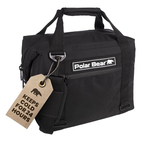 Polar Bear Coolers - Original Nylon Soft Cooler Bag - Insulated Leak Proof Beach Cooler...