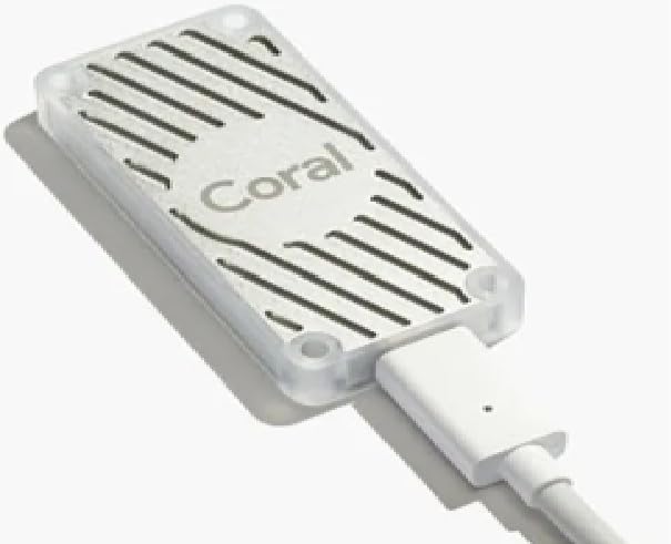 Coral G950-06809-01 USB Accelerator: ML Accelerator, USB 3.0 Type-C, Debian Linux Compatible
