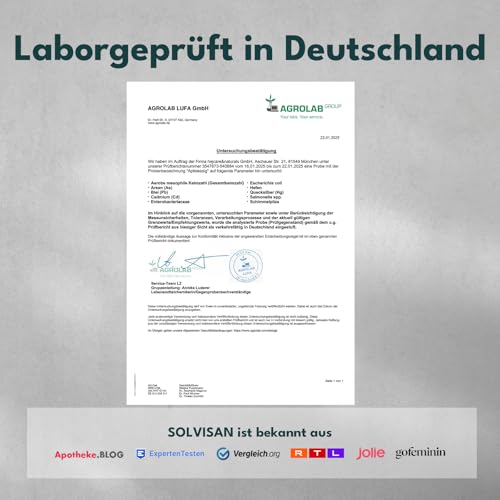 SOLVISAN - Apfelessig Kapseln - 1.800 mg pro Tagesdosis - 200 Kapseln - In Deutschland produziert - Vegan, Laborgeprüft und ohne Zusatzstoffe