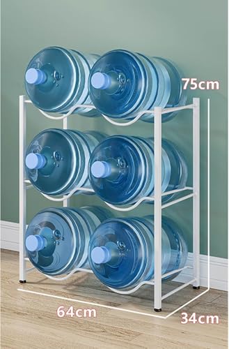 Support pour bouteille d'eau 18 litres et étagère de rangement amovible robuste