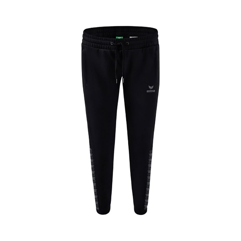 Erima Women's Essential Team Sweatpants, Black, 34