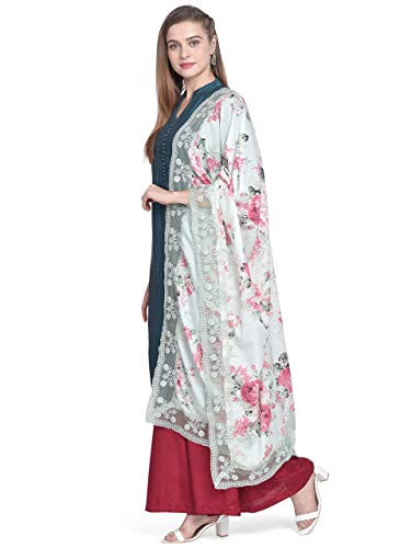 Image of DUPATTA BAZAAR Woman's Embellished Net Dupatta